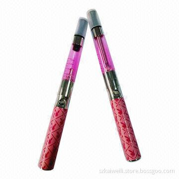 2014 new arrival pink e-cigarette kit with wick-less atomizer and luxury design